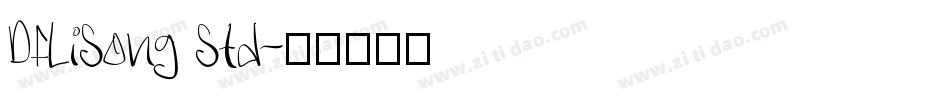 DFLiSong Std字体转换